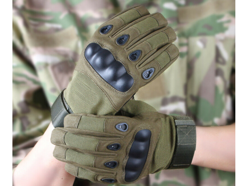 Tactical military survival gloves xl combat gloves with knuckle ...