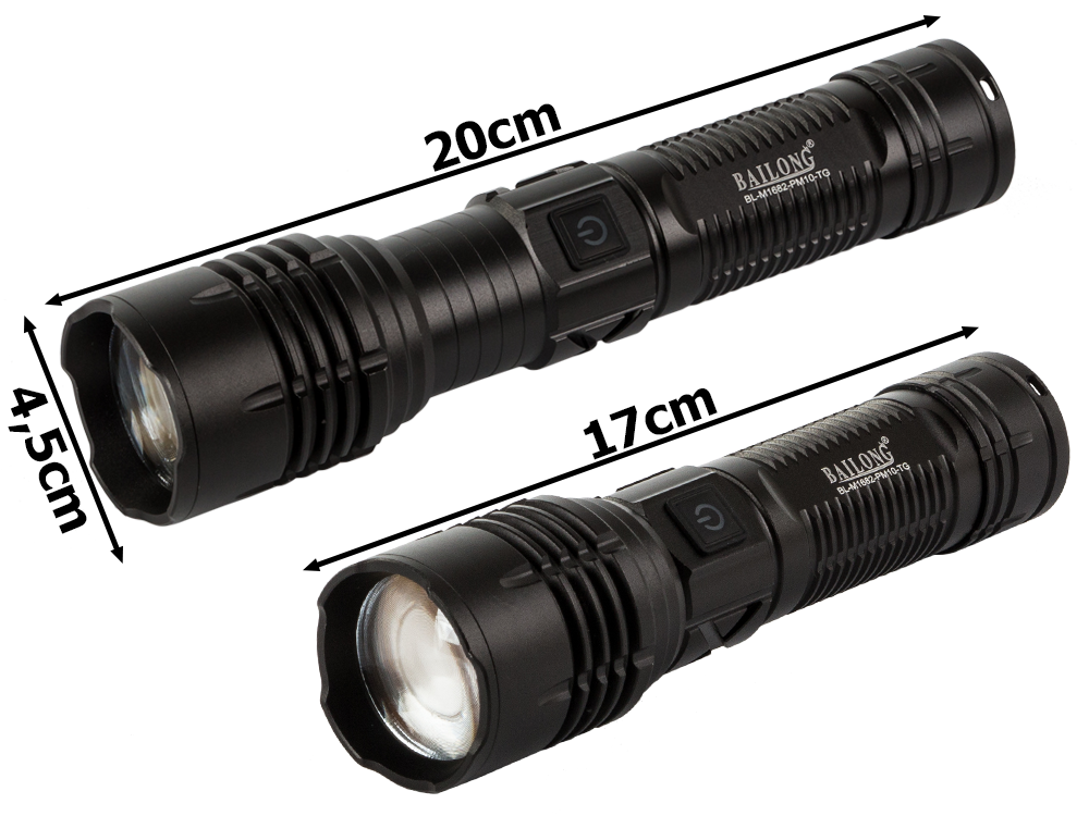 Tactical torch bailong strong led pm10-tg zoom | CATEGORIES ...
