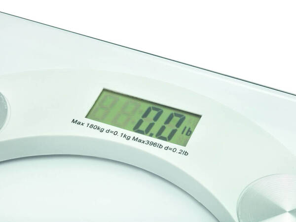 180kg electronic bathroom weightery glass lcd transparent to bathroom