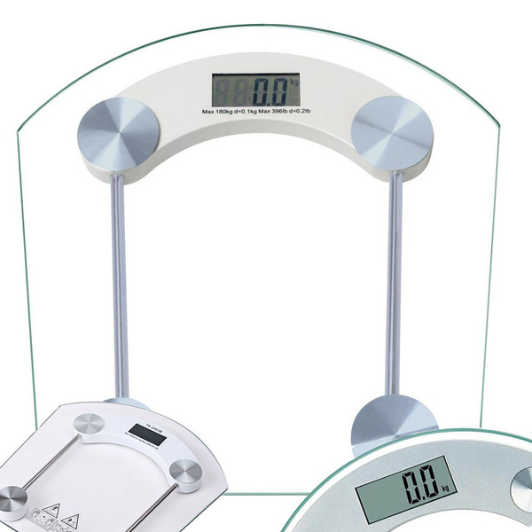 180kg electronic bathweight glass lcd analytic transcriptive