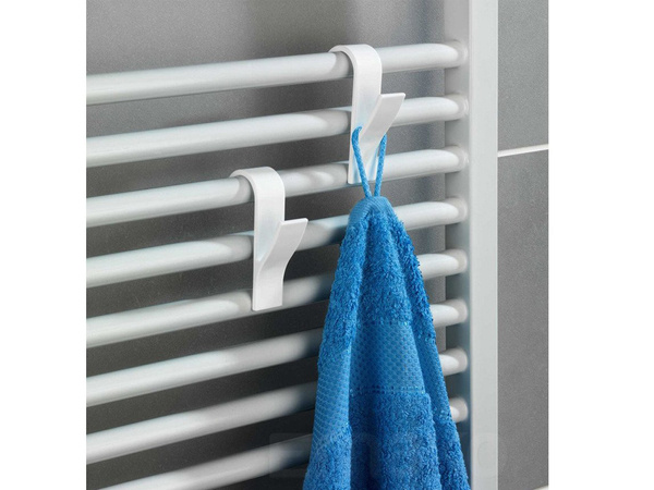 2x bathroom hanging hook for radiator and bathroom heater