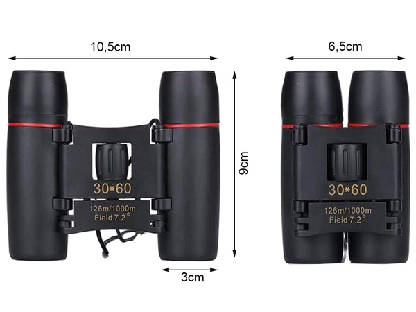 30x60 compact hunting rifle scope turistic etui survival night day