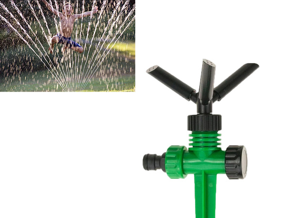 360° rotary pulsating lawn sprinkler