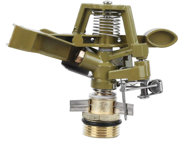 360° rotary pulsating metal lawn sprinkler