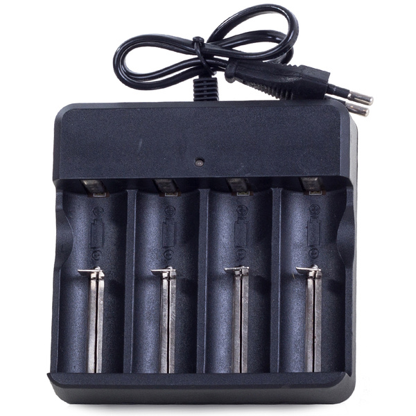 4x 18650 led battery cell charger