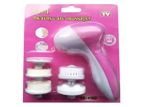 5-in-1 electric massage skin cleaning brush