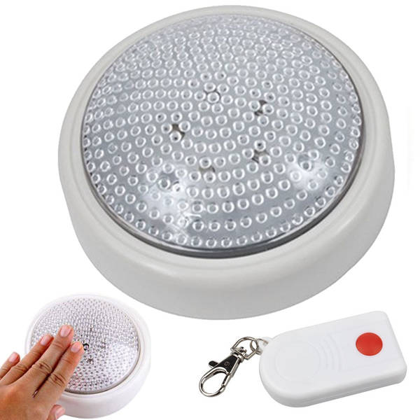 5 led touch light with remote control lamp batteries