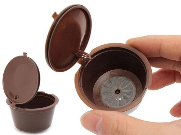 5 x reusable dolce gusto coffee capsules