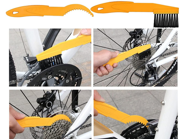 7-in-1 bike cleaning and maintenance kit tire chain brush