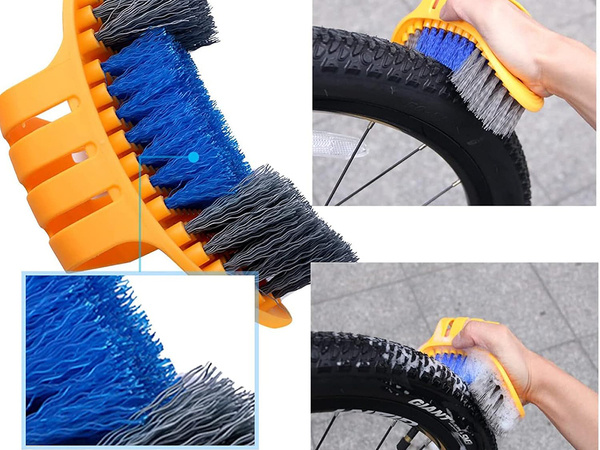 7-in-1 bike cleaning and maintenance kit tire chain brush