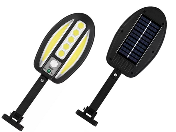 95 led solar lamp with dusk-to-dawn sensor