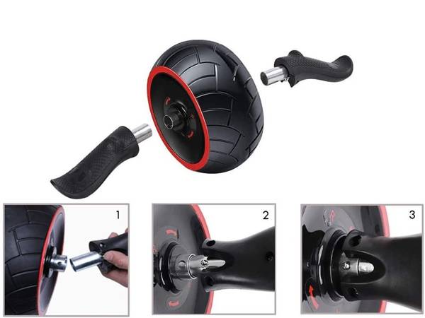 Abdominal muscle exercise roller ab wheel
