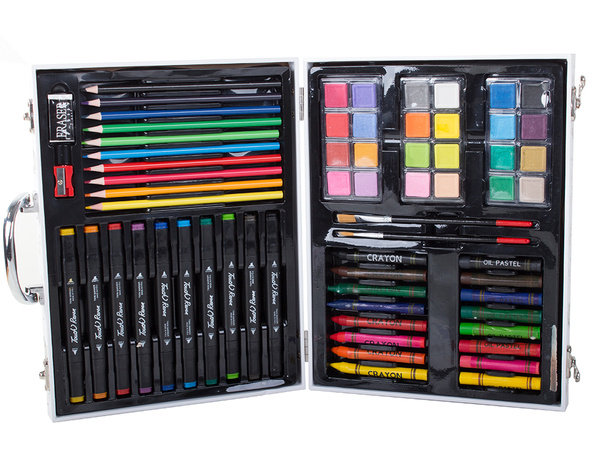 Artist's set for painting in case 64 pcs