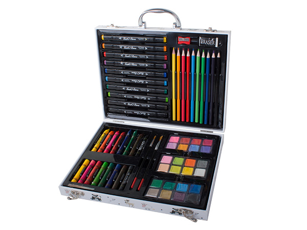 Artist's set for painting in case 64 pcs