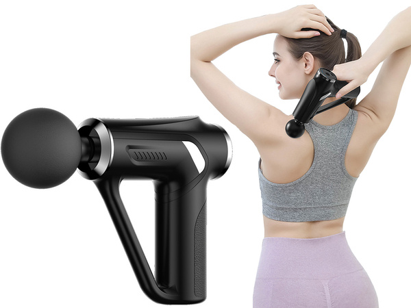 Back massage gun body leg massager strong massage gun 4 tips