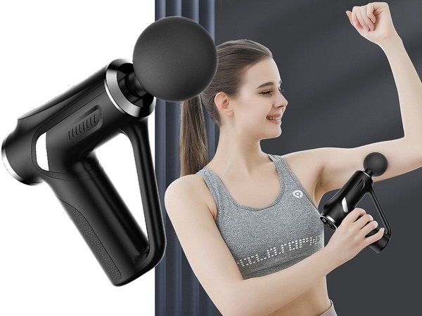 Back massage gun body leg massager strong massage gun 4 tips