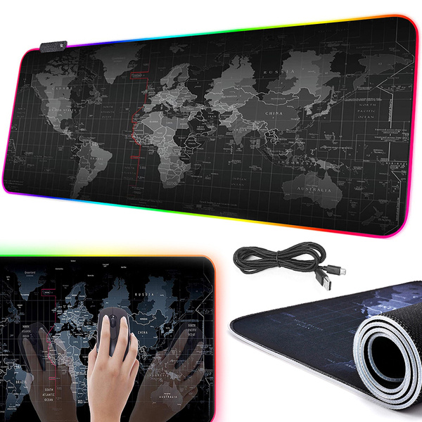 Backlit gaming mouse pad led xxl