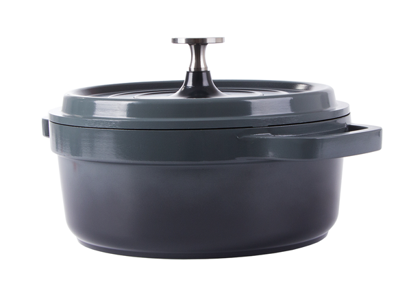 Baking pot non stick induction gas lid 2l