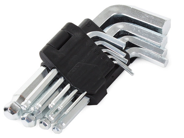 Ball imbus wrenches 9-piece set 1,5-10