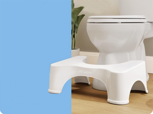 Bathroom footstool toilet white wc foot stool