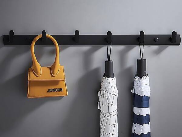 Bathroom hanger for clothes, bathroom towels, kitchen wall loft wall 54.5cm