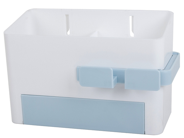 Bathroom organiser bin dryer holder