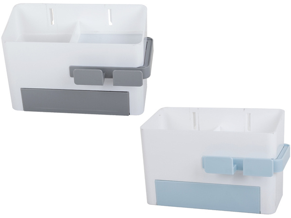 Bathroom organiser bin dryer holder