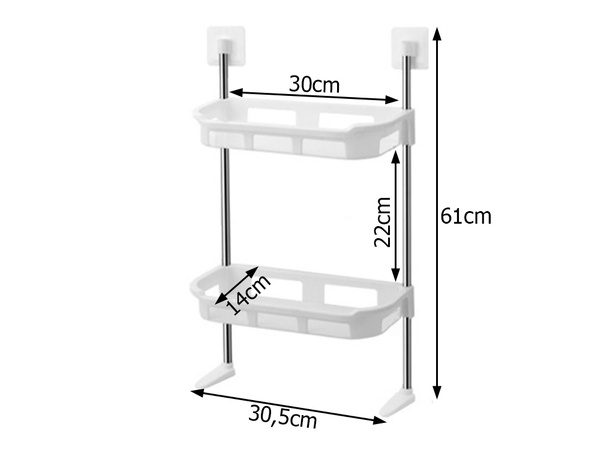 Bathroom shelf over toilet seat free-standing wc 2 shelves shelf toilet