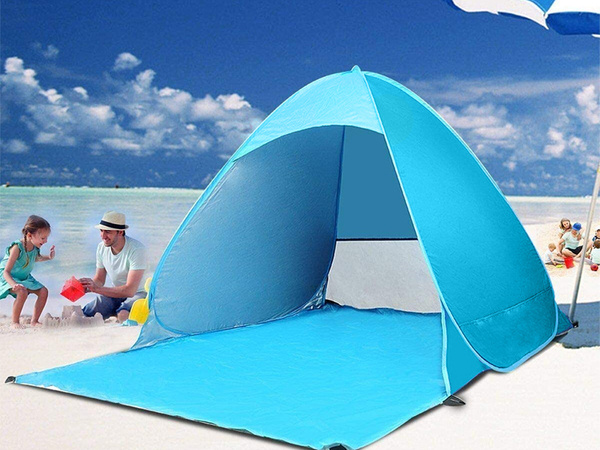 Beach tent shop folding