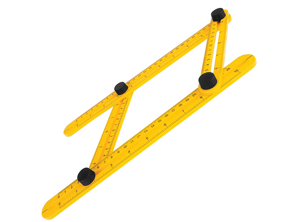 Bevel multifunction templater ruler angle measure