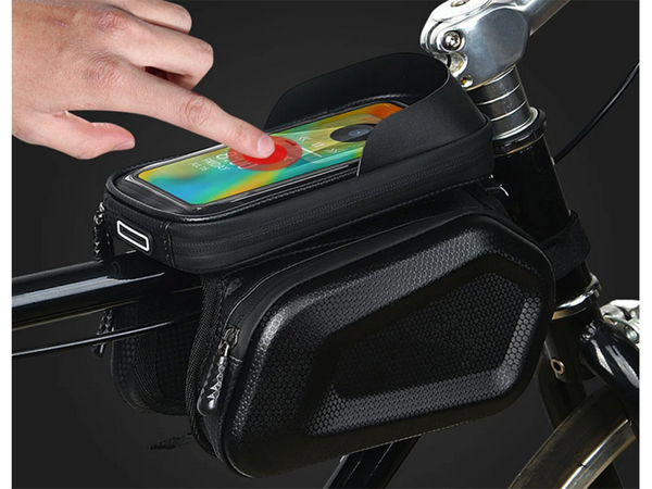 Bicycle frame pannier phone case bicycle waterproof