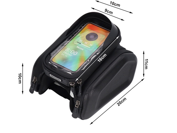 Bicycle frame pannier phone case bicycle waterproof