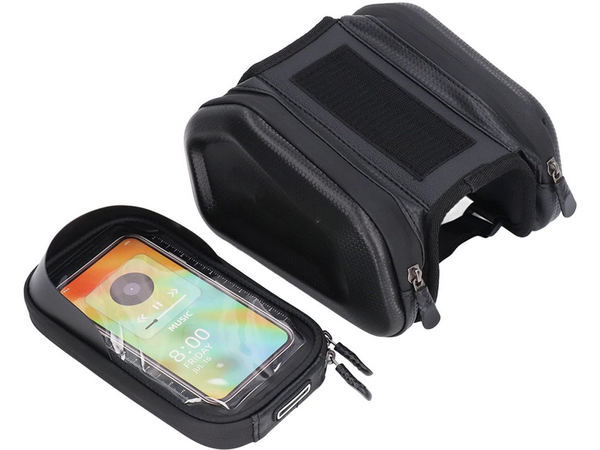 Bicycle frame pannier phone case bicycle waterproof