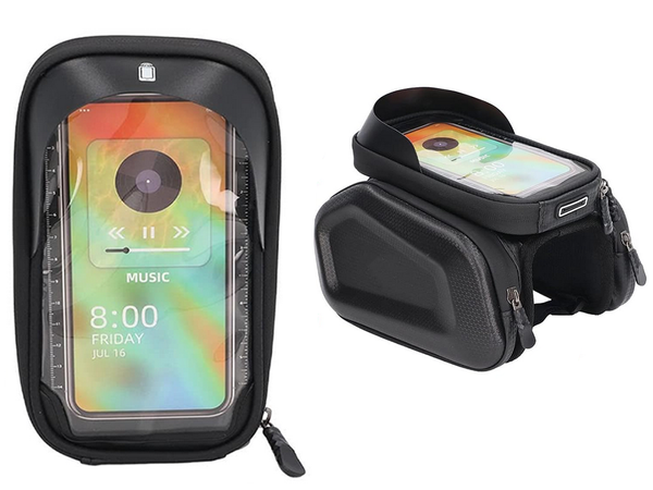 Bicycle frame pannier phone case bicycle waterproof