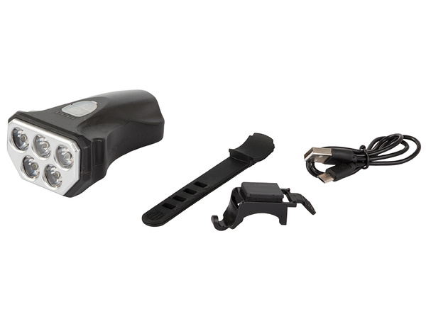 Bicycle front light 5 led usb for bicycle