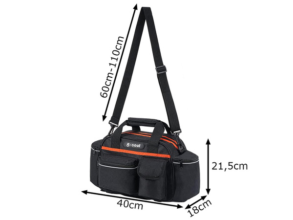 Bicycle pannier trunk large capacity universal