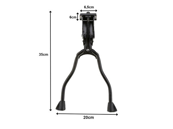 Bicycle stand bicycle foot double