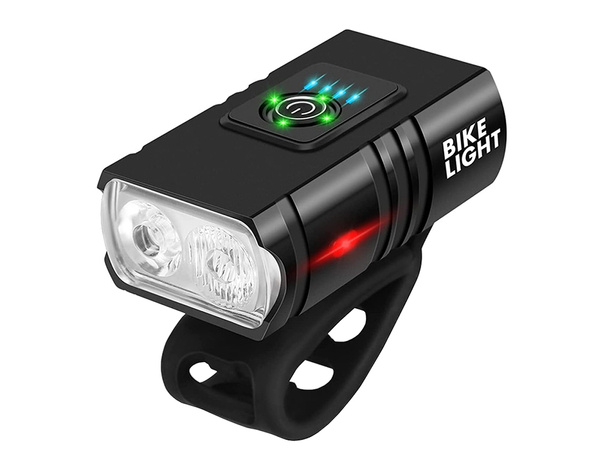 Bike light led t6 front rear usb battery