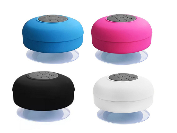 Bluetooth speaker mini wireless ipx4 portable bass mobile suction cup