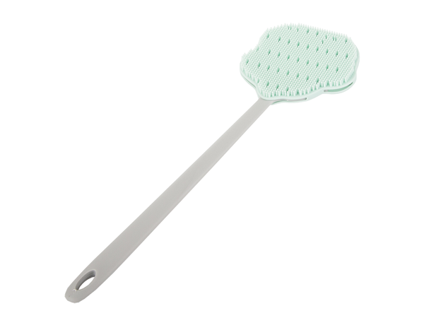 Body wash sponge brush handle