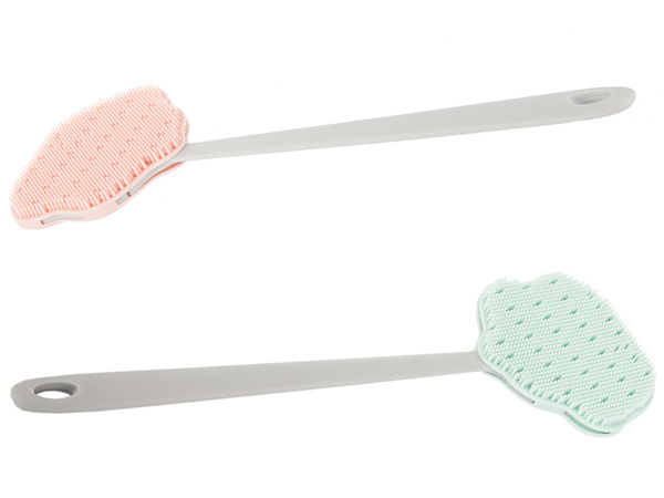 Body wash sponge brush handle