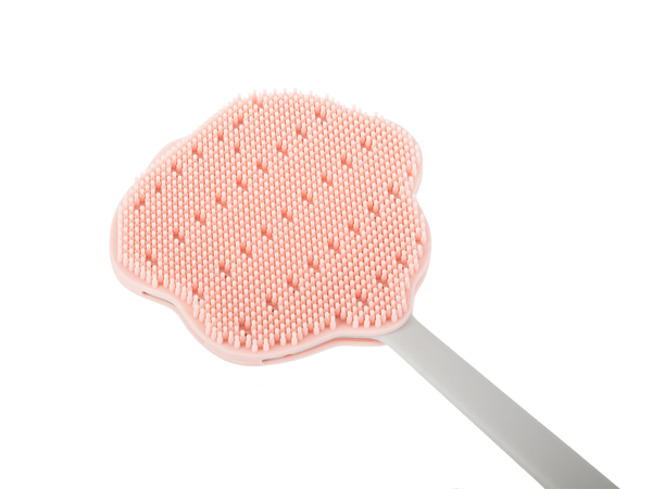 Body wash sponge brush handle