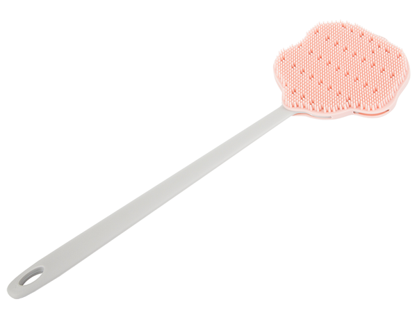 Body wash sponge brush handle