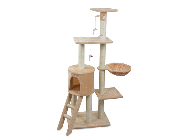 Cat tree tower cat scratching post 138cm