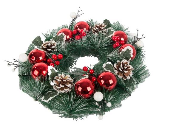 Christmas decorative garland red and white christmas decorative garland