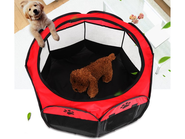 Collapsible dog pen pet bed cat cage large kennel lightweight