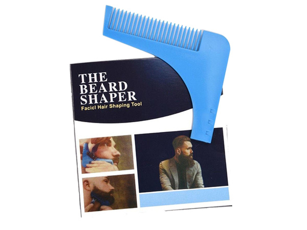 Comb beard brush template beard ruler
