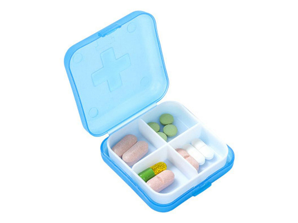 Container pillbox travel case
