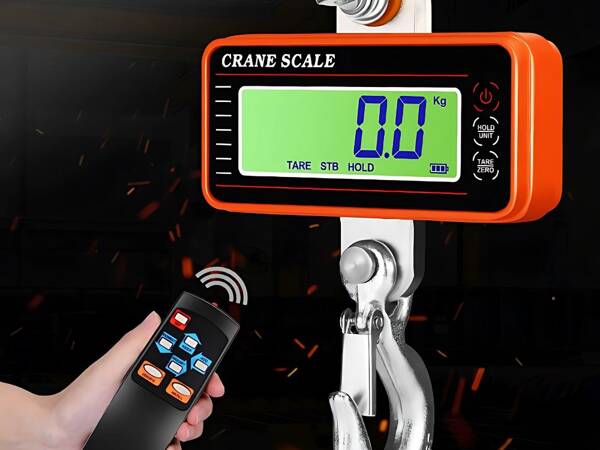 Crane hook scale 500kg 0,5t lcd overhead scale with remote control for storage