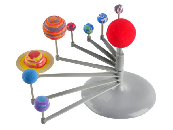 Creative painting set solar system educational model planets 3d